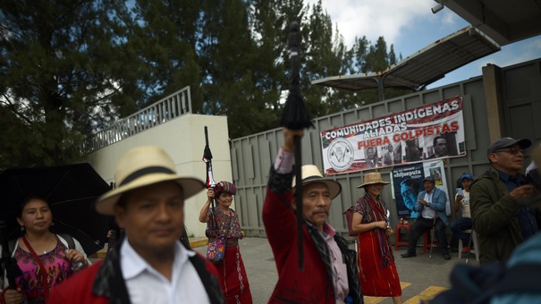 protestas frente ministerio publico guatemala