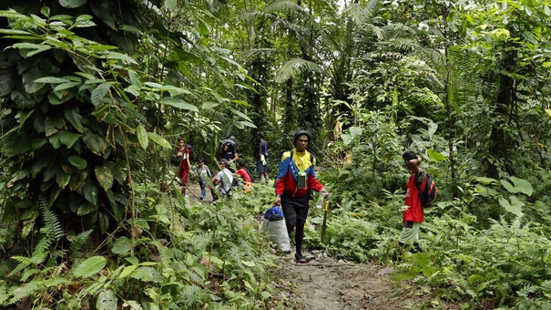 migrantes en la selva darien panama