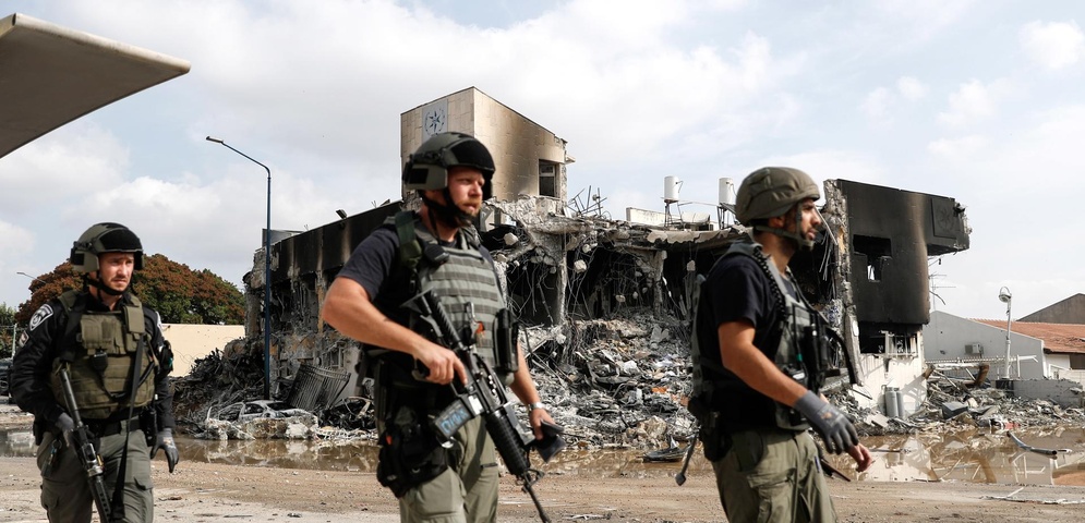 soldados israelies calles destruidas