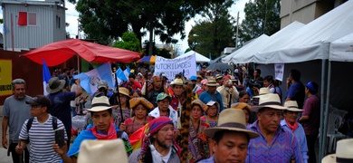 ciudadanos indigenas guatemala protestan