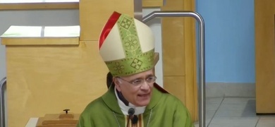 obispo silvio báez en su homilia hoy