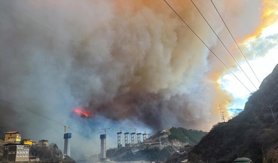 incendio forestal china evacuacion personas