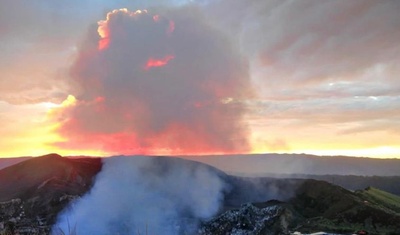 reportan actividad volcan masaya