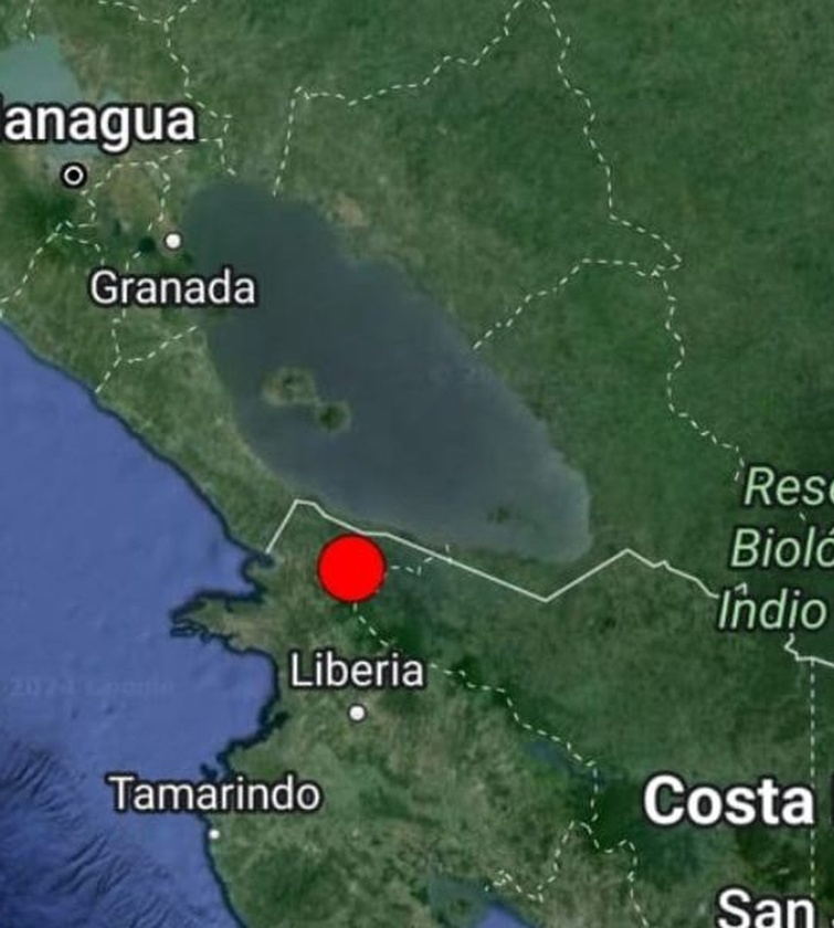temblor guanacaste costa rica nicaragua