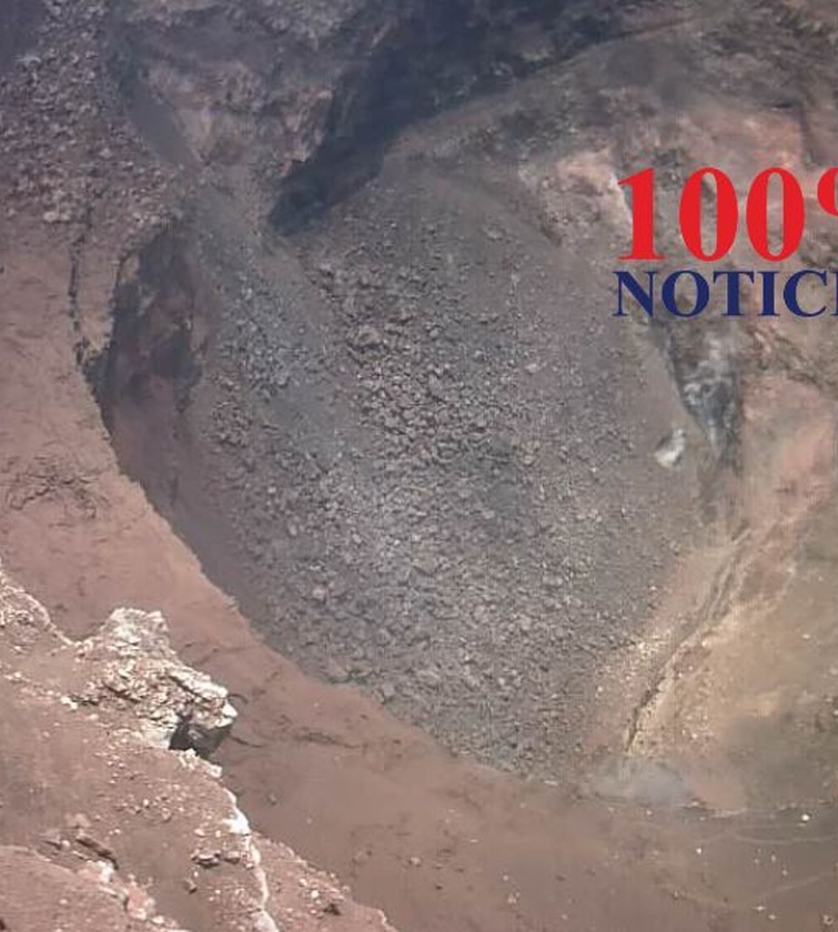 reportan derrumbe volcán masaya