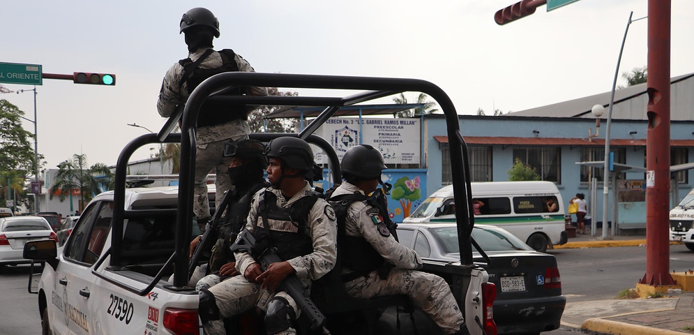 guardia nacional vigila tapachula frontera mexico