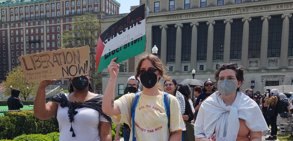 estudiantes universitarios eeuu protestas contra guerra gaza