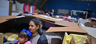 inmigrantes venezolanos afectados por inundacion brasil