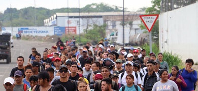 caravana migrantes mexico eeuu