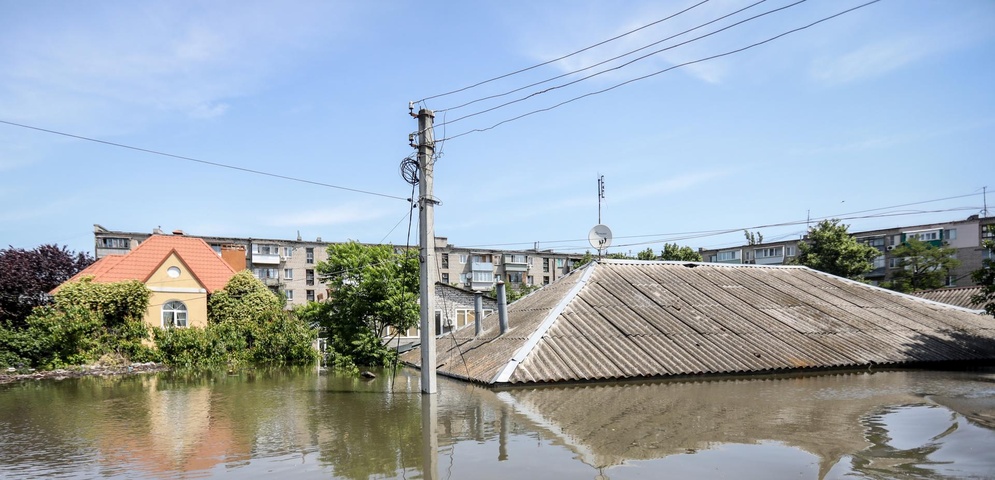 inundaciones ucrania guerra jerson