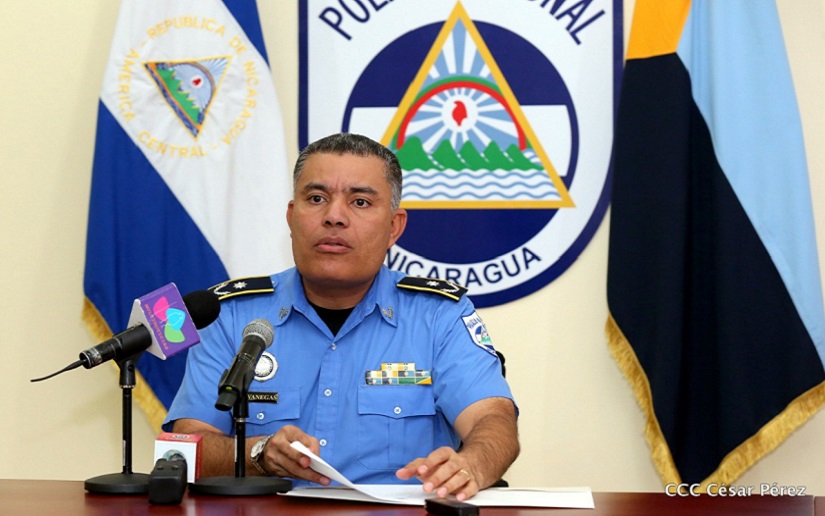 Policía del régimen dice que no permitirán que sus "enemigos triunfen" en Nicaragua