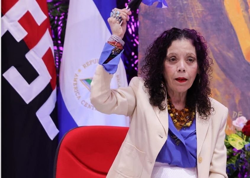 Rosario Murillo culpa a opositores por sanciones de EEUU a centro ruso y a su negocio del oro