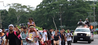 migrantes venezolanos transitan mexico eeuu