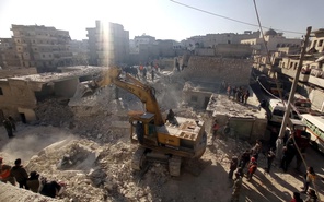 familias mueren derrumbe edificios siria