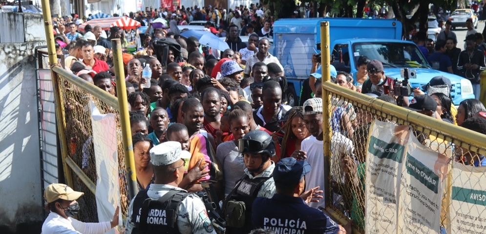 migrantes varados frontera sur mexico