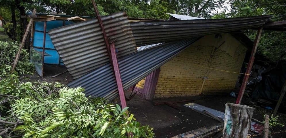 tormenta bonnie bota casas en nicaragua