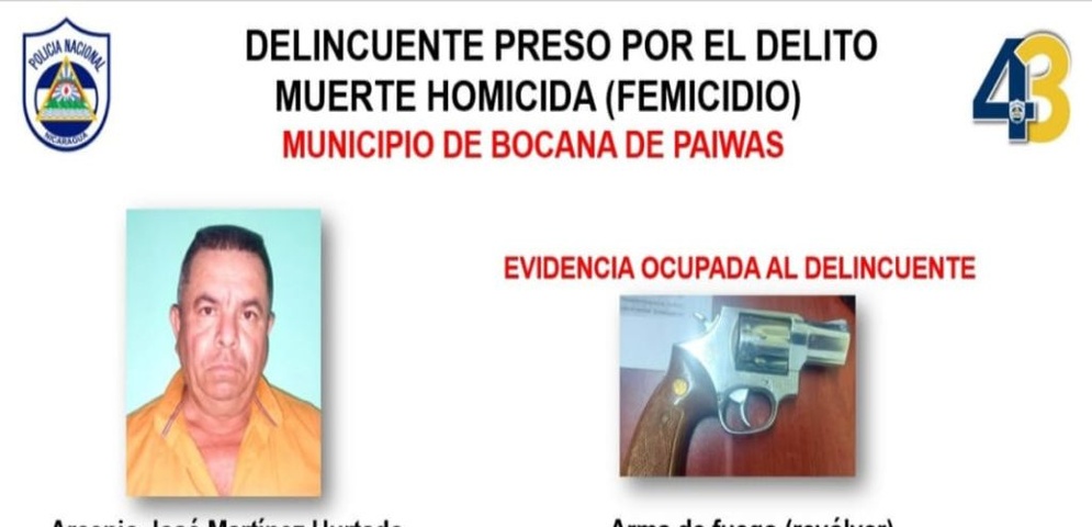 femicida concejal sandinista bocana de paiwas
