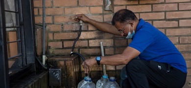 falta de agua en venezuela