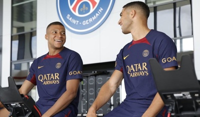 mbappe entrena con el psg