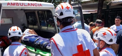 ambulancia de la cruz roja nicaraguense
