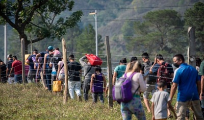 migrante venezolanos en transito por nicaragua