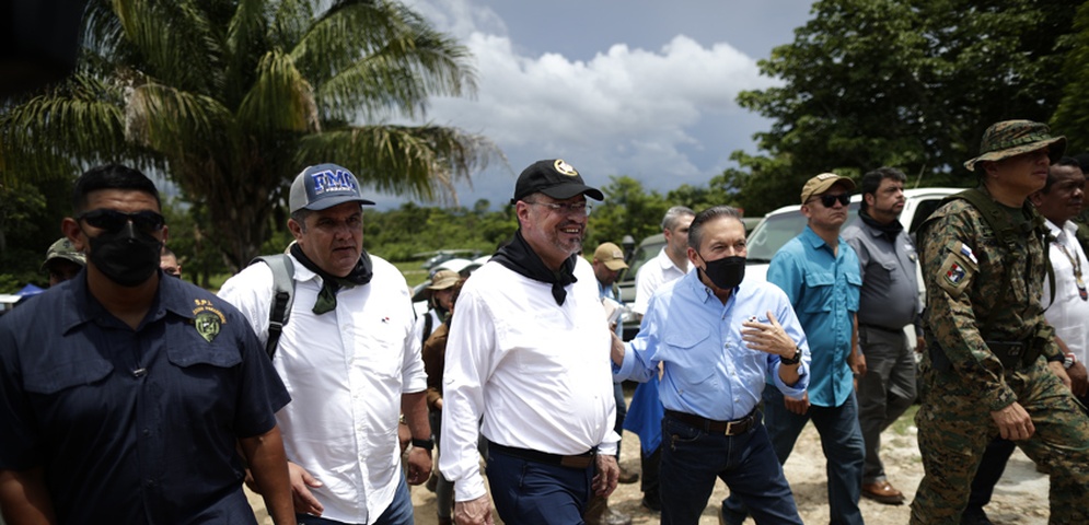 presidentes costa rica panama visitan el darien