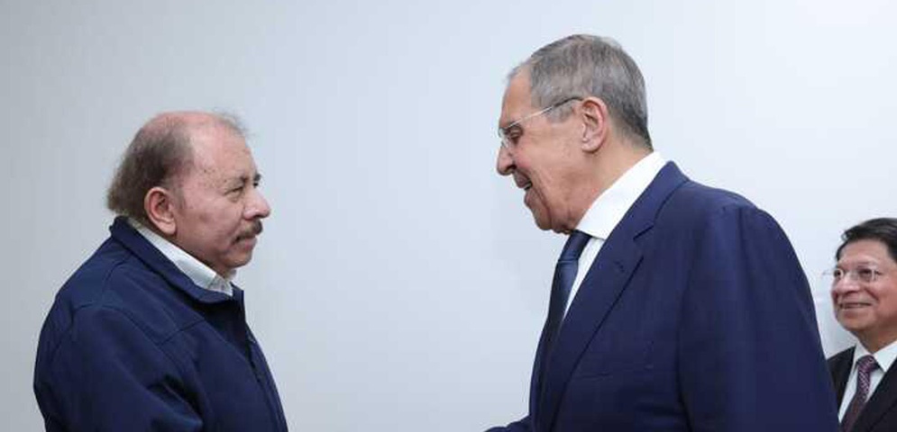 Daniel Ortega y Serguéi Lavrov