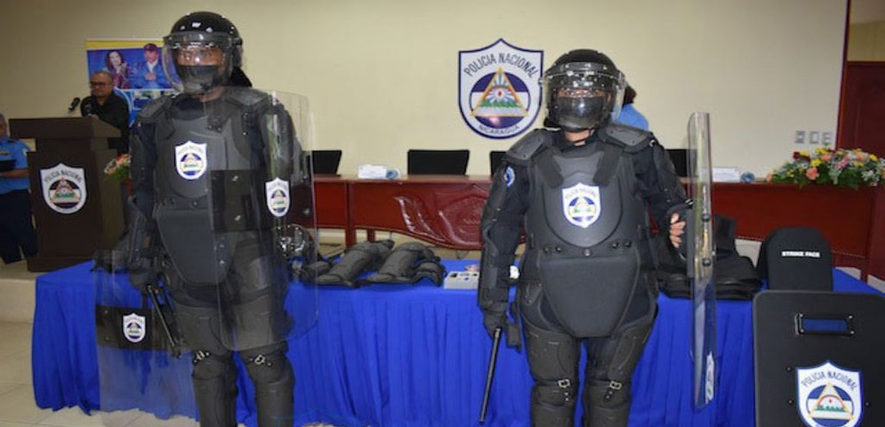 china dona equipos a policia nicaragua