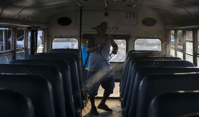 coronavirus nicaragua parada bus efe