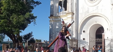 catolicos nicaragua viacrucis