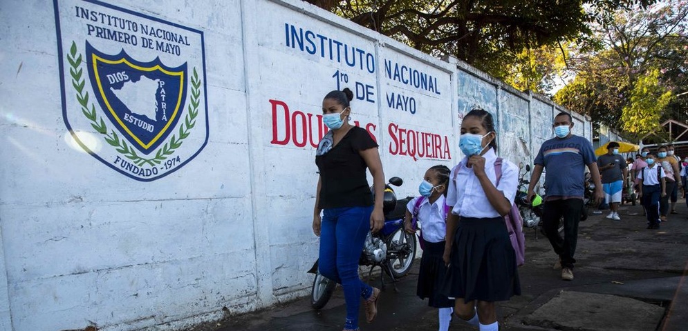 estudiantes colegios publicos nicaragua