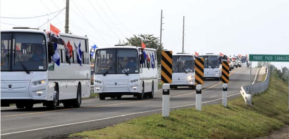gobierno nicaragua compra autobuses rusos