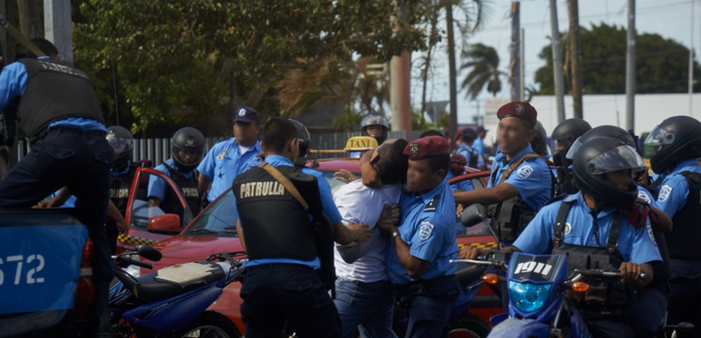 policia agresiones opositores nicaraguenses