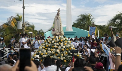 virgen fatima nicaragua peregrinacion