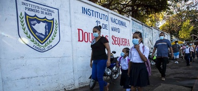 estudiantes colegios publicos nicaragua