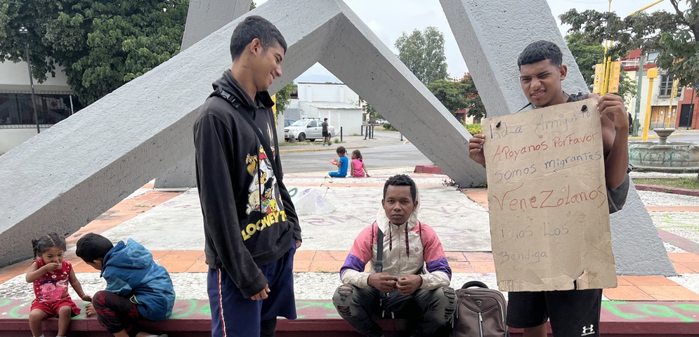 migrantes venezolanos en mexico