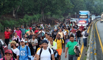 caravana migrantes centroamericanos a eeuu