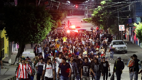 caravana migrantes centroamericanos hacia eeuu