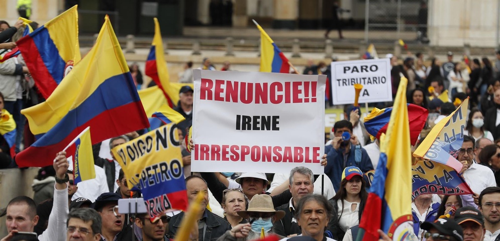protestas gustavo petro colombia