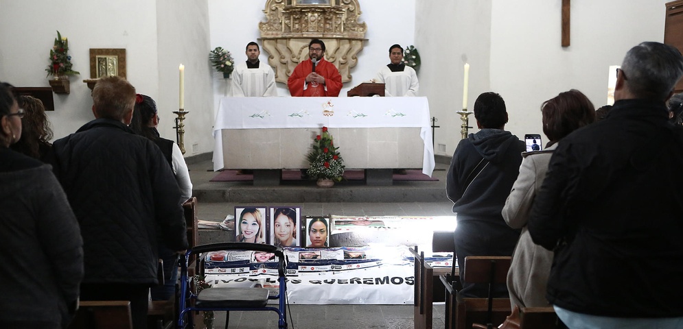 misa ofrecida para personas desaparecidas mexico