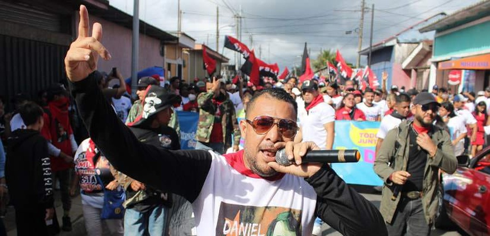 caminata de sandinistas en carazo