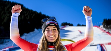 jasmine flury gana copa mundo esquí