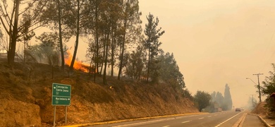 chile afectado por incendios y sequia