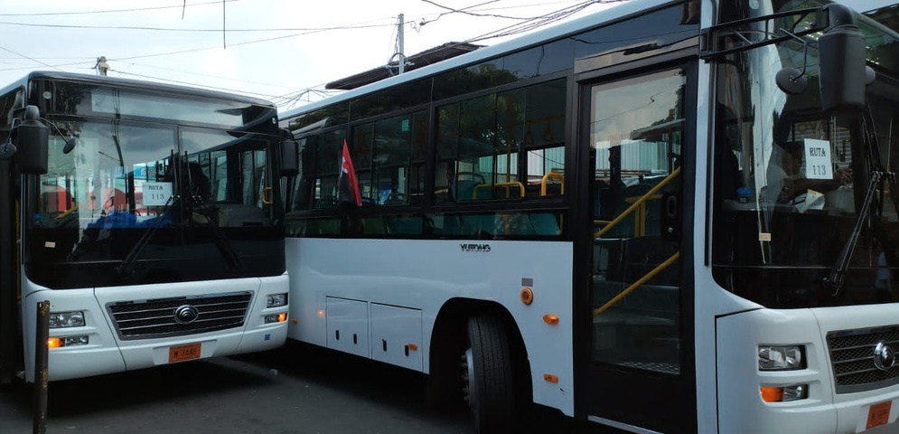 buses chinos accidentes transito managua