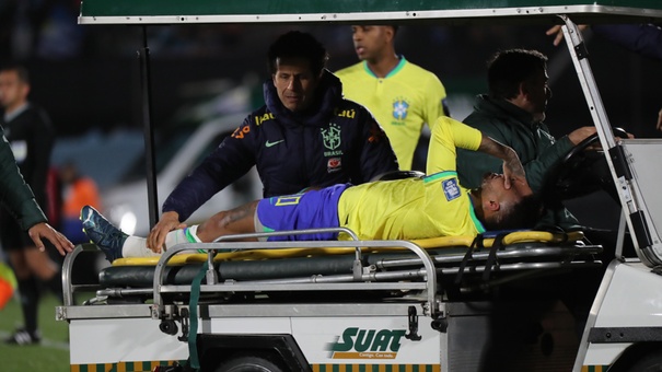 neymar sale lesionado