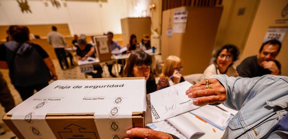 argentinos acuden votaciones general