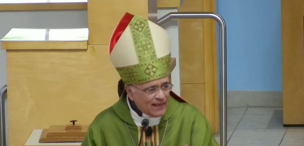 obispo silvio báez en su homilia hoy