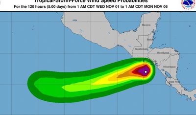 tormenta pilar nicaragua centroamerica