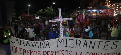 caravana migrantes chiapas mexico