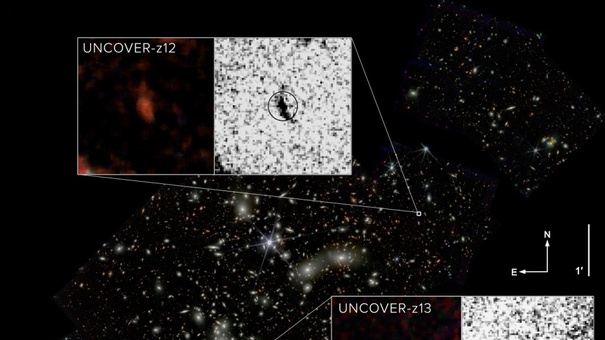 galaxia descubierta telescopio james eebb